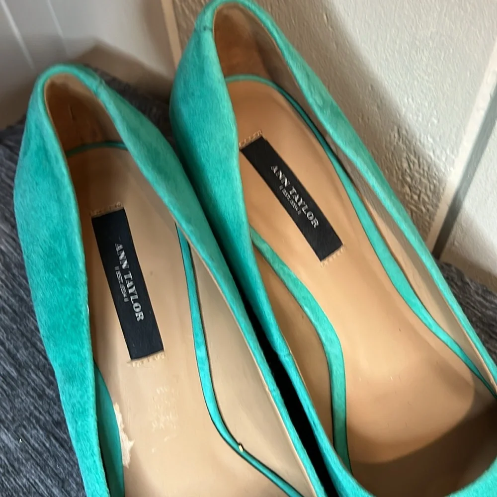 Ann Taylor Open Toe Wedge - Picture 8 of 9